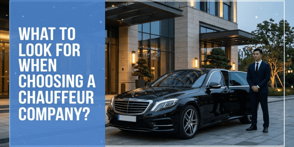 What to Look for When Choosing a Chauffeur Company?
